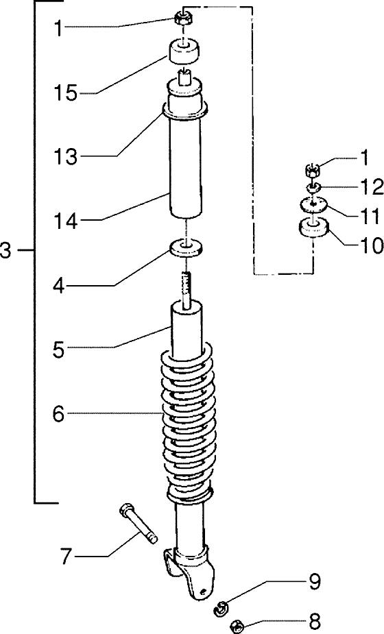 Zip S98 - Achterschokbreker