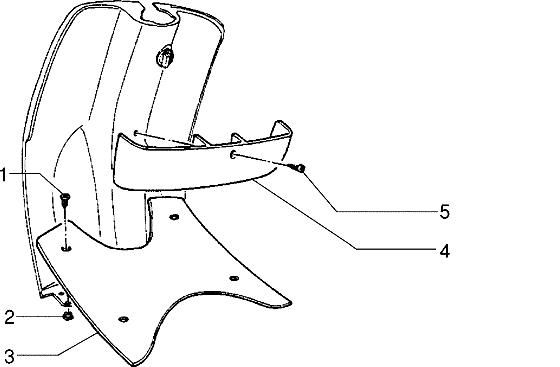 Zip Fastrider RST 1996-1999 - Beenschild