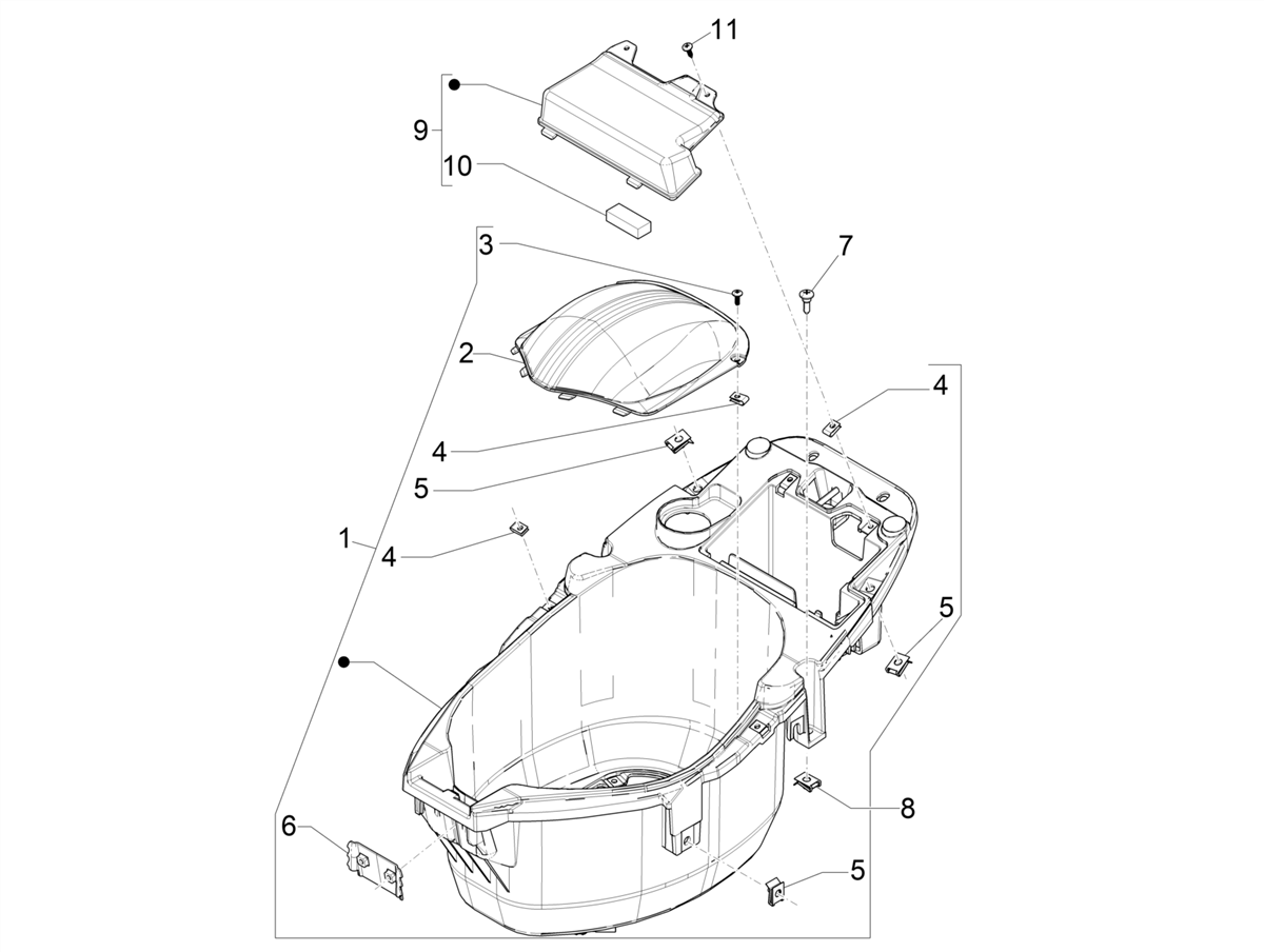 Zip 50 4T NOABS E4 2018 - 2020 - Buddybak