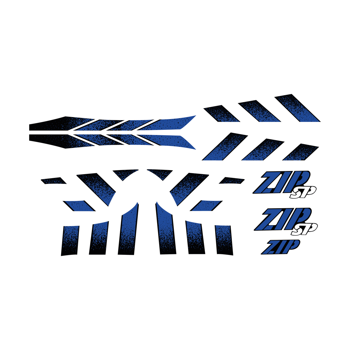 Stickerset Piaggio Zip SP H2O Origineel Model