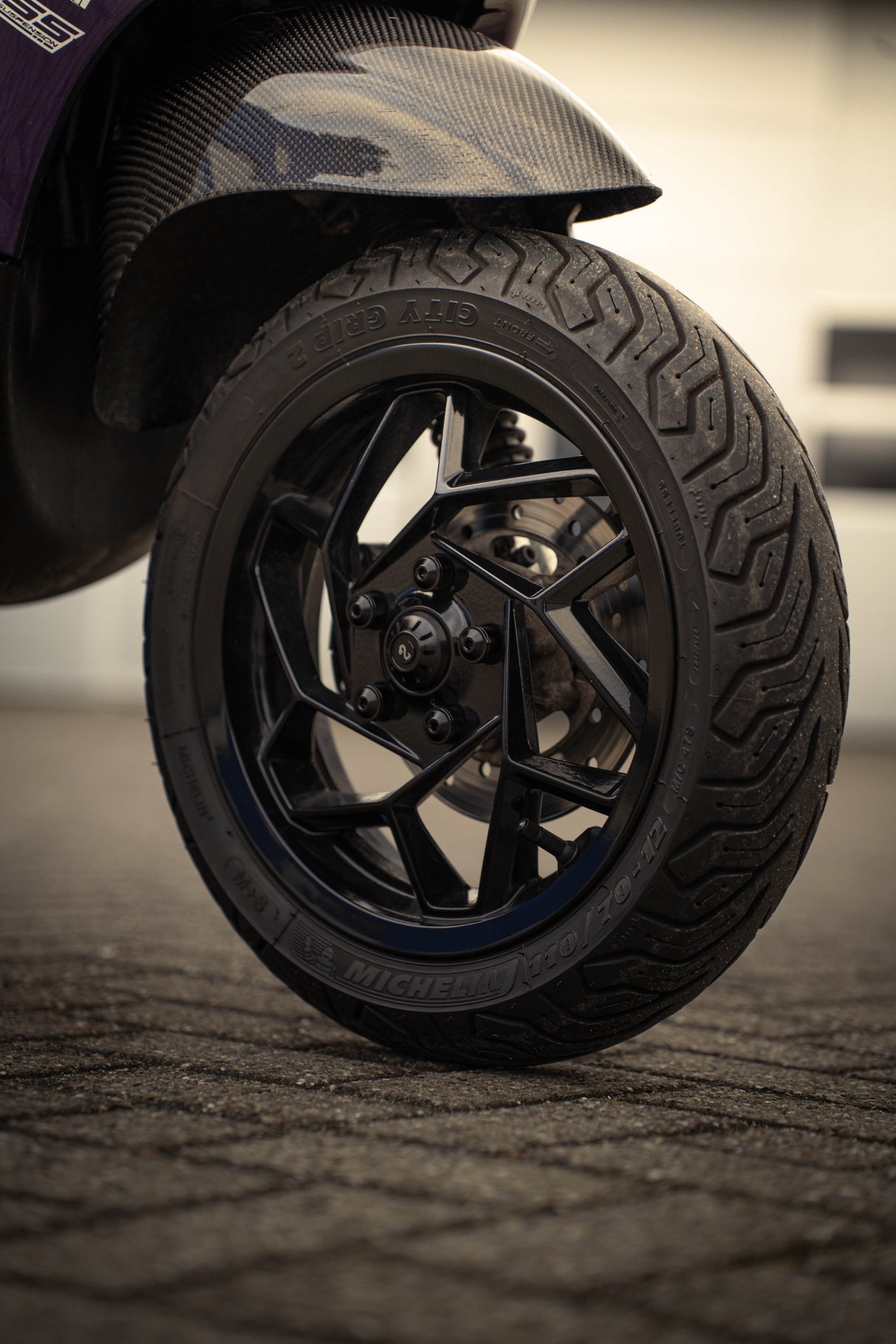 Voorvelg Elettrica Glans Zwart Piaggio / Vespa Origineel