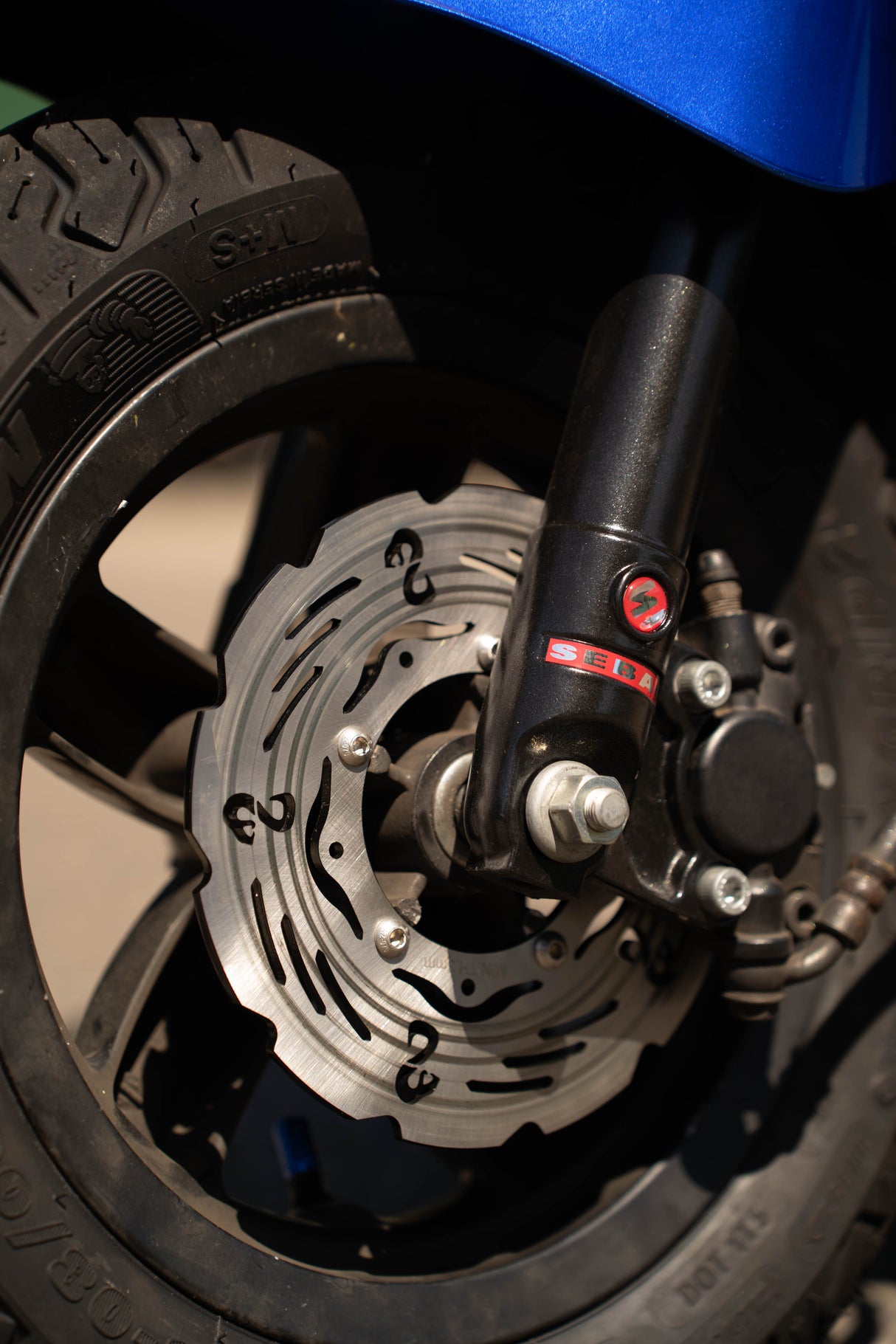 Brake disc phenom piaggio zip for standard fork