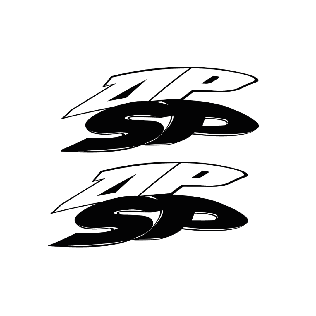 Sticker set Achterkap Piaggio Zip