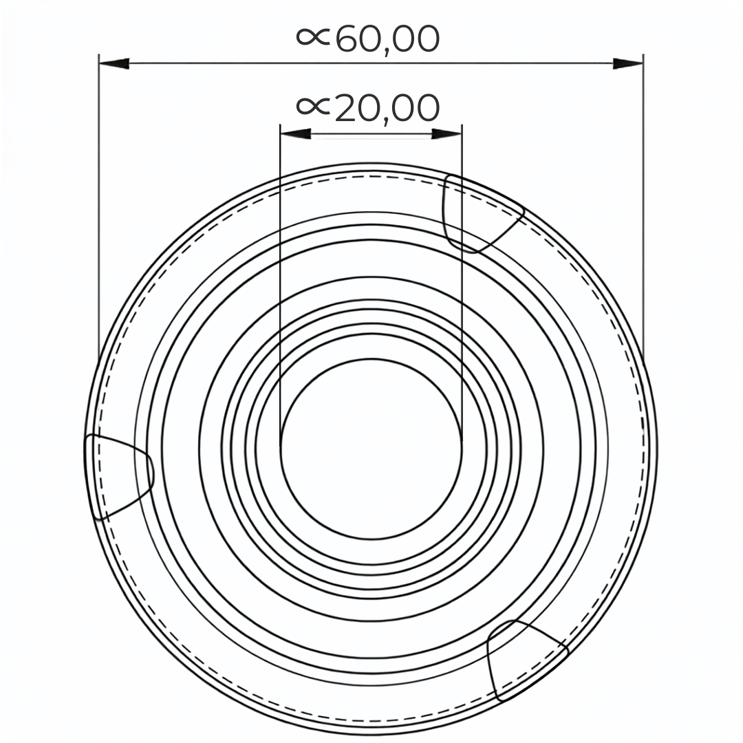 Uitlaatdemper Doppler 60MM Universeel Diverse Kleuren