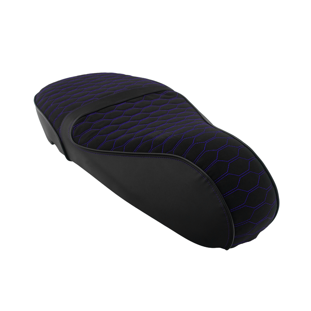 Fenom Sattelschoner Alcantara Look Blau Vespa Sprint / Primavera