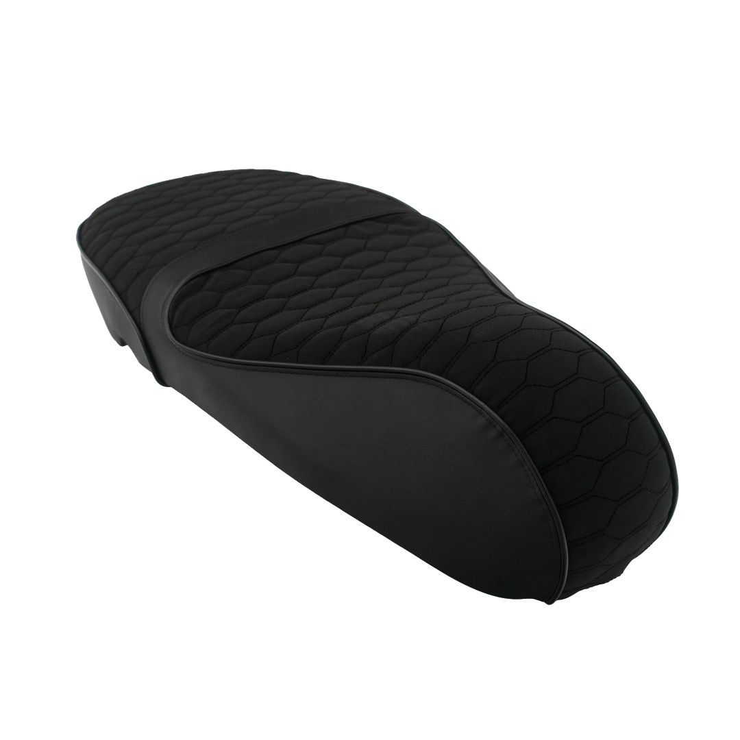 Fenom Sitzbezug Alcantara Look Schwarz Vespa Sprint / Primavera