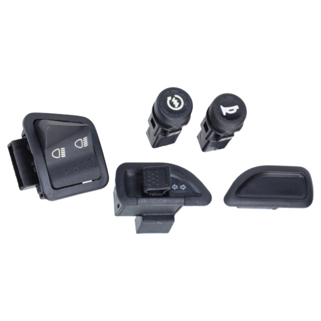 Steering switch set 5 pieces Piaggio Zip