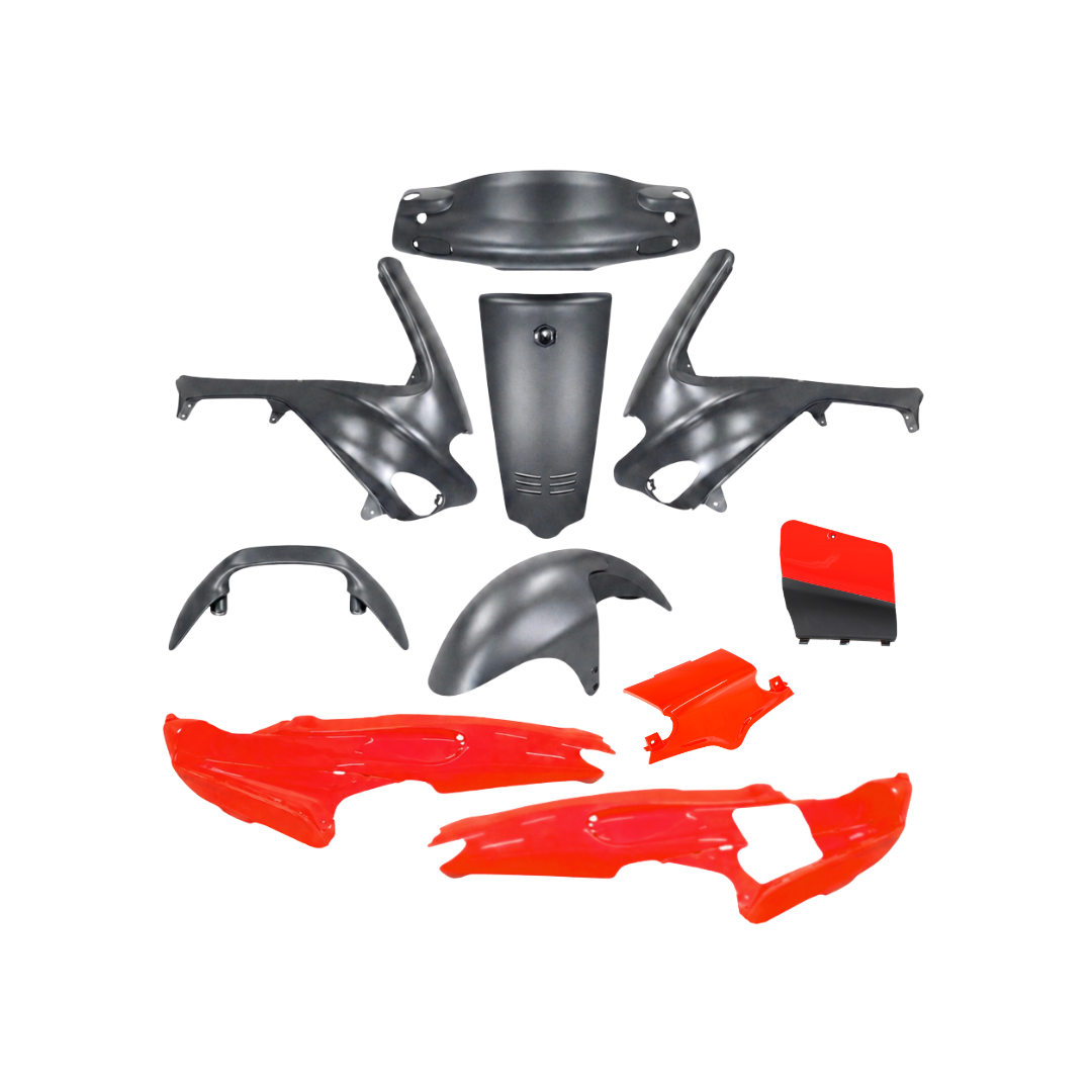 Orijinal Model Fluo Rosso / Opaco Gilera Runner SP 50-180cc 2 Zamanlı Kaplama Seti