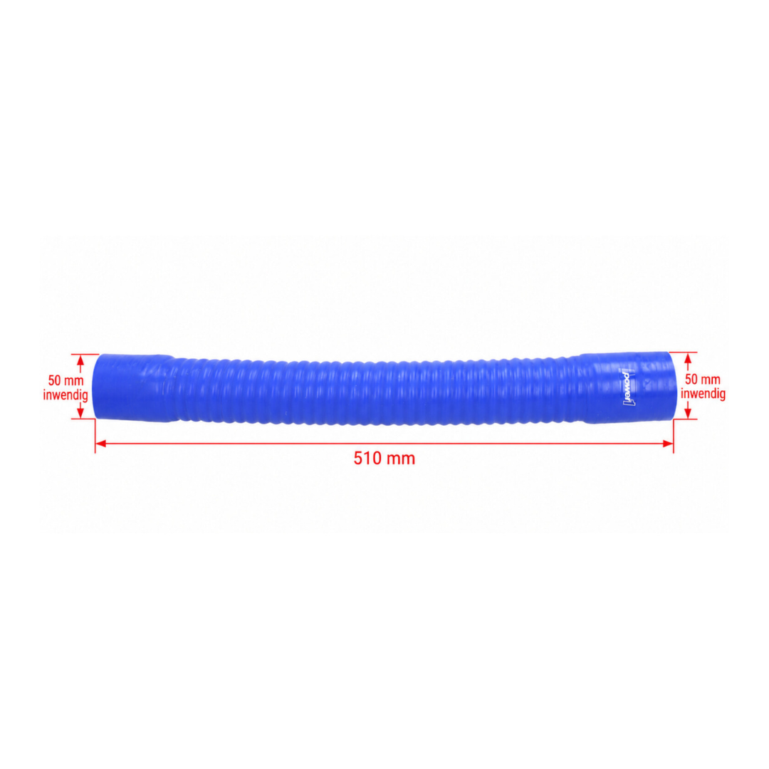 Power1 Blue Air Filter Hose 50mm Universal