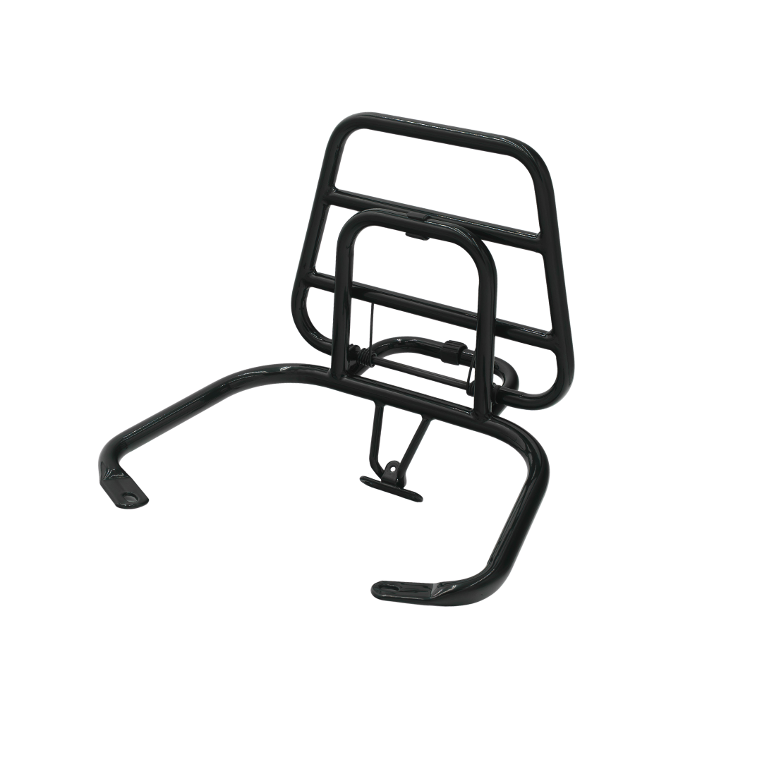 Heckträger Glanz Schwarz Vespa LX / S