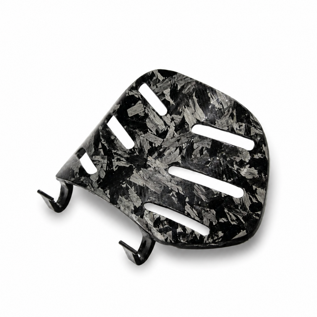 Leg shield valve Piaggio Zip Forged Carbon + Cooling holes