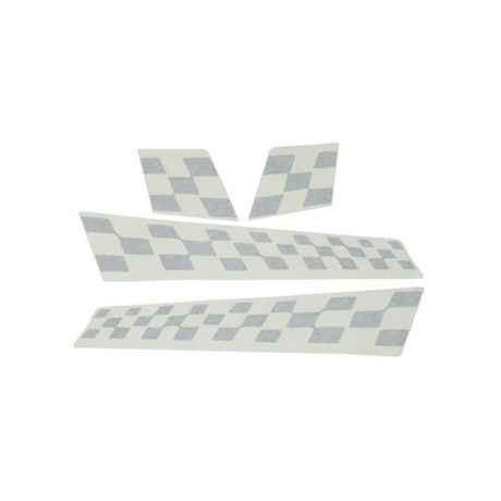 Stickerset Sport Finish Vlag Mat Zwart Piaggio Origineel Vespa