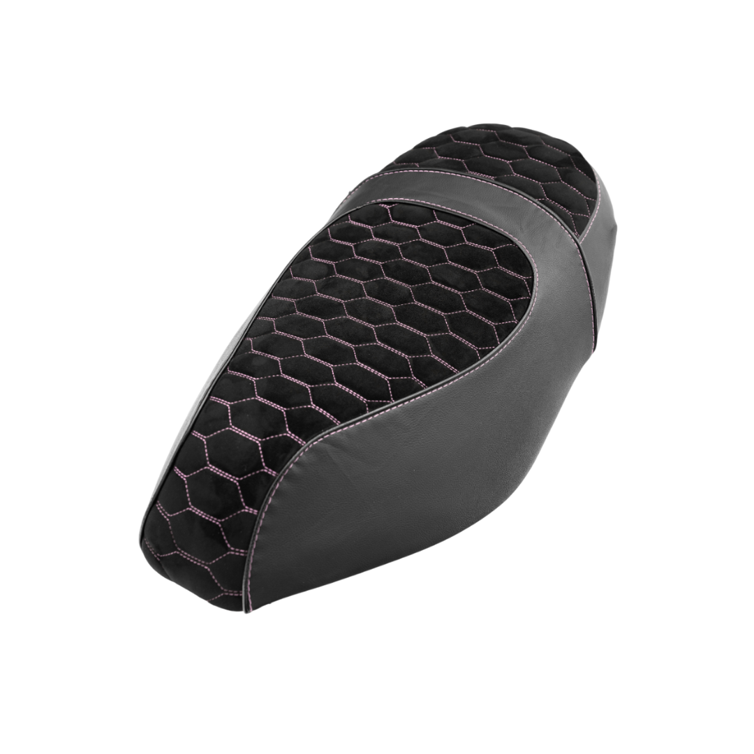 Zadelhoes Alcantara Look Licht Roze Piaggio Zip