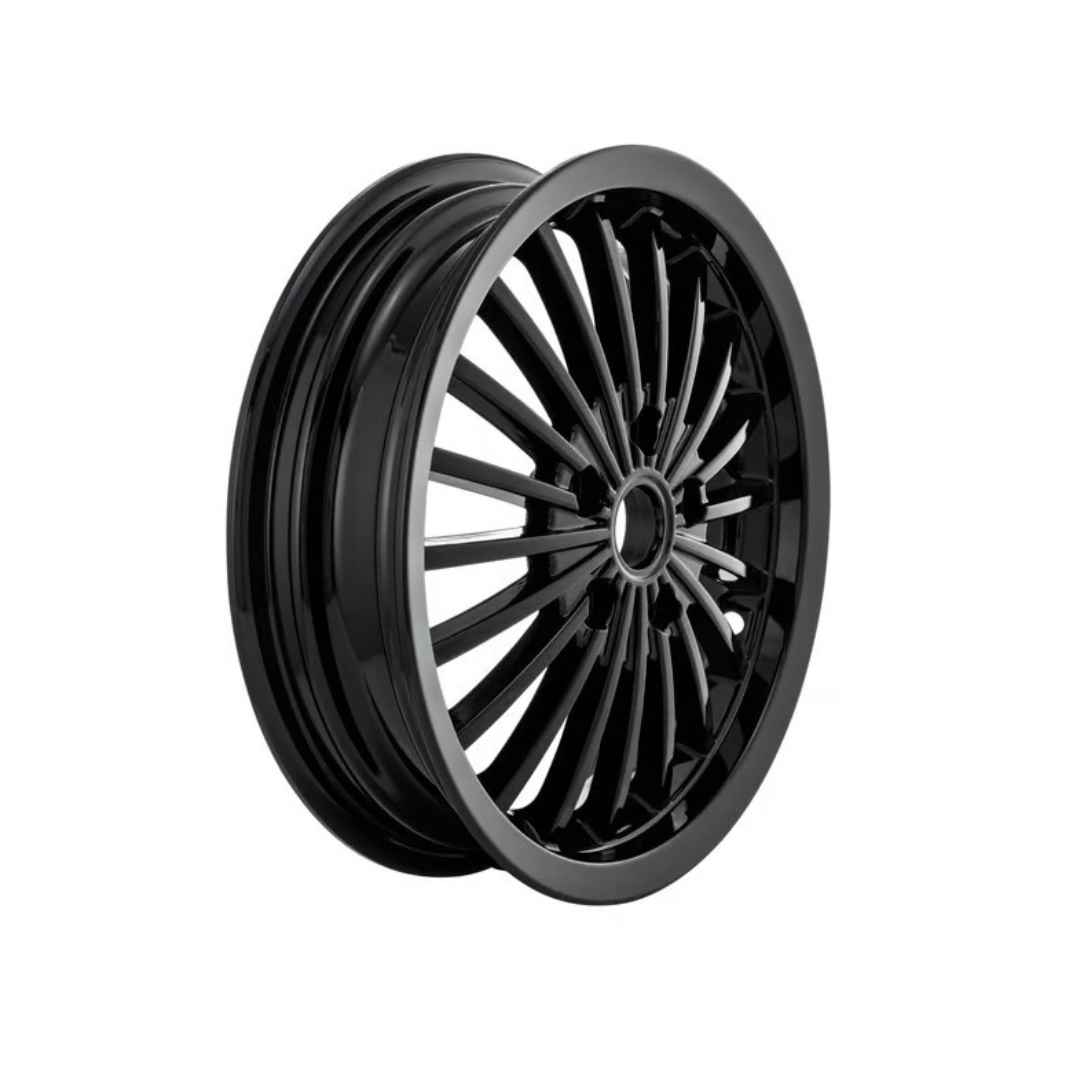 Velg SIP 20 Spaaks 12 Inch Glans Zwart Vespa Sprint / Zip SP