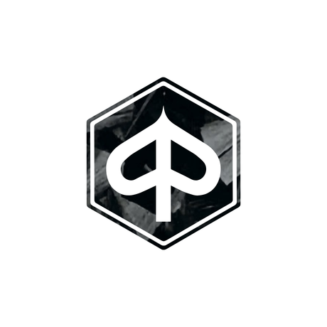 3D Voorkaplogo Piaggio Forged Carbon