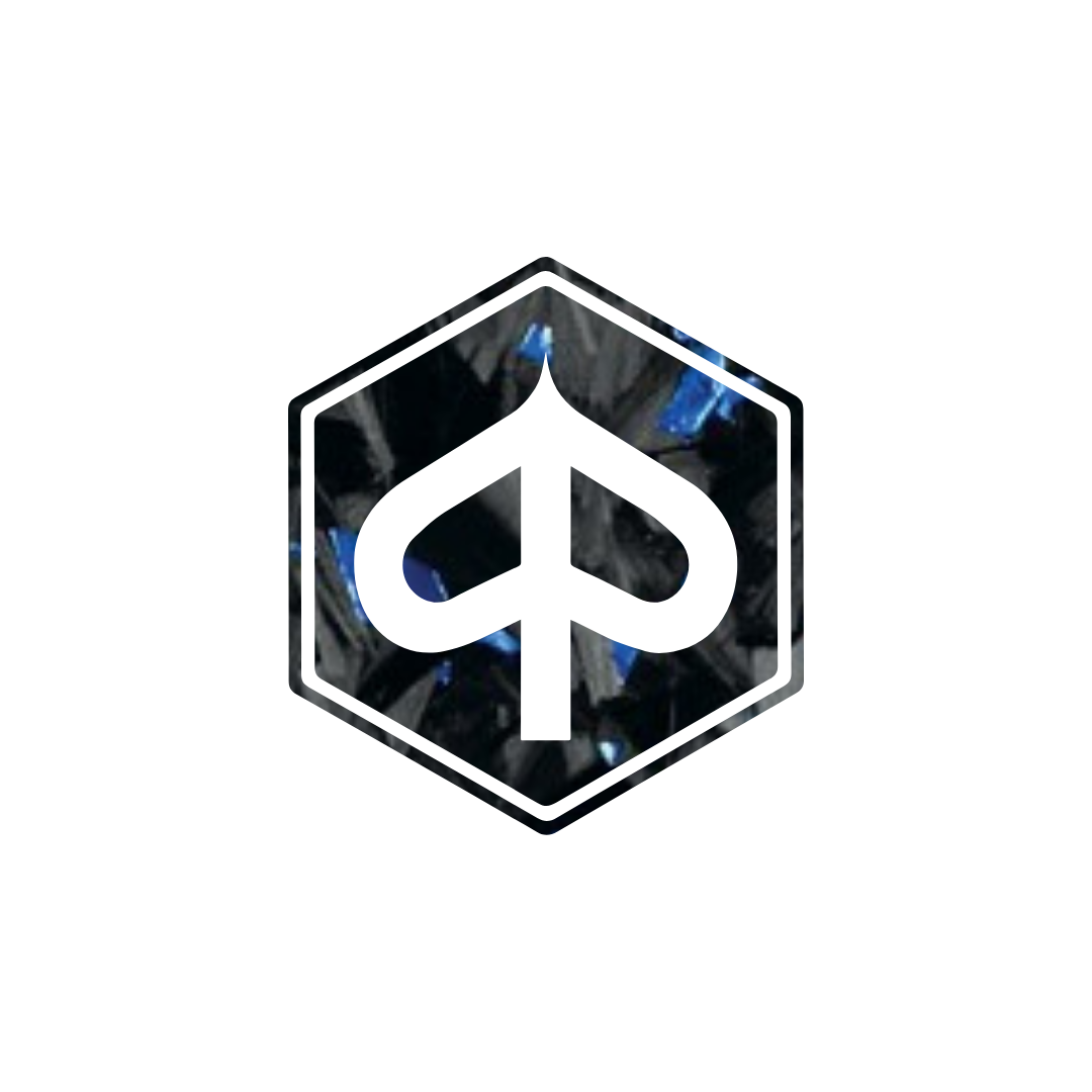 3D Voorkaplogo Piaggio Forged Carbon