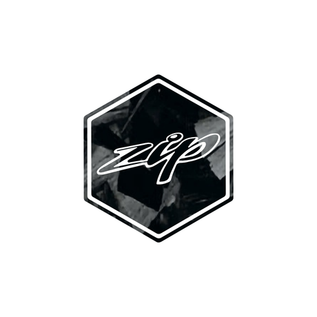 3D Voorkaplogo Zip Forged Carbon