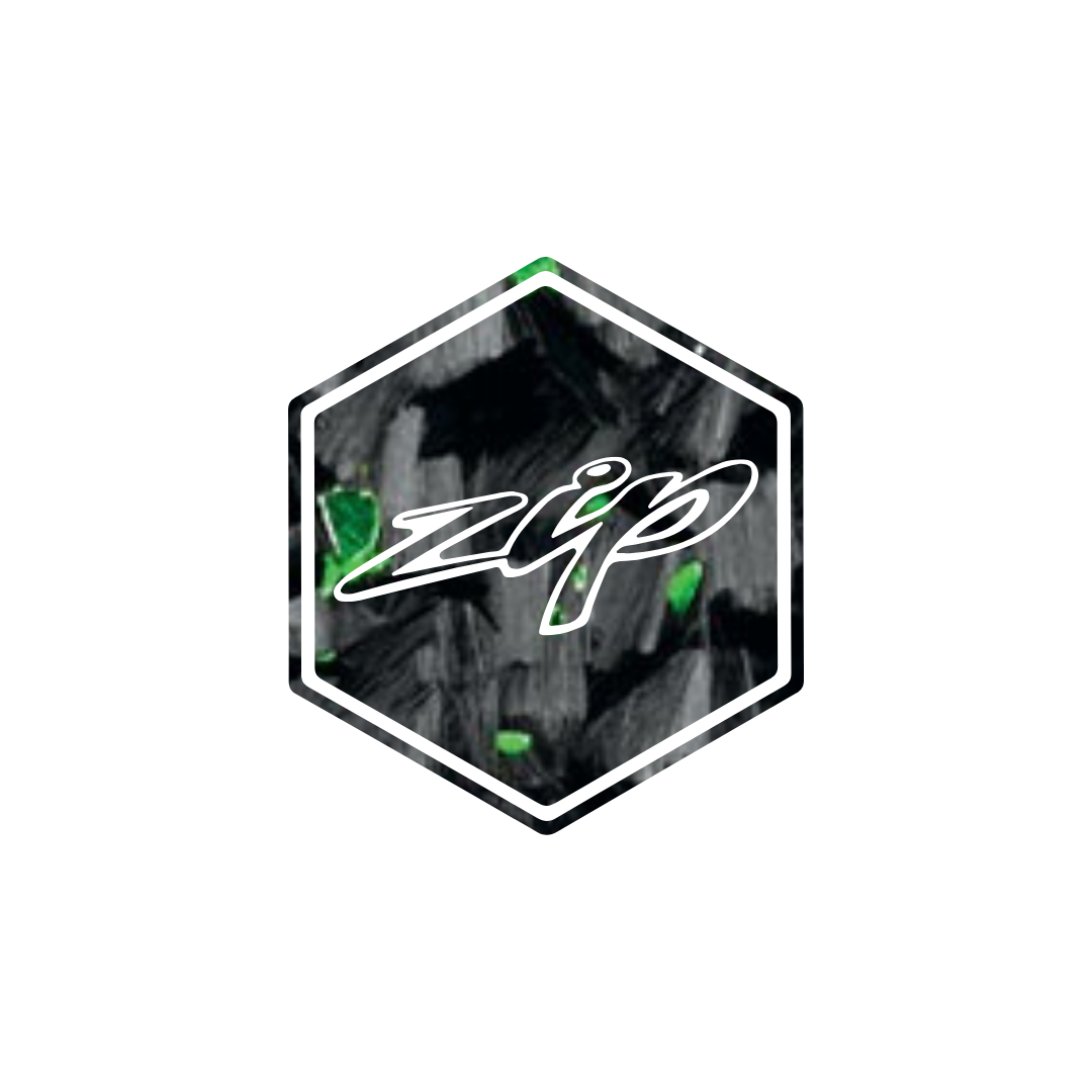 3D Voorkaplogo Zip Forged Carbon