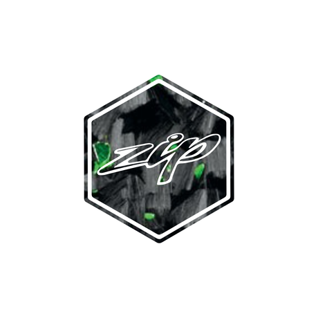 3D Voorkaplogo Zip Forged Carbon