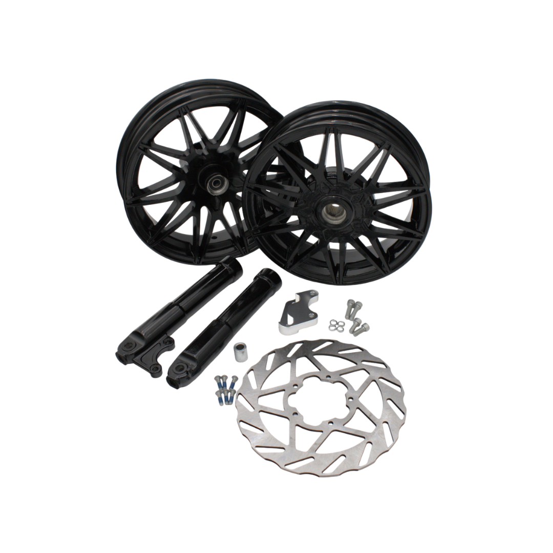 Velgenset Special Gloss Black Piaggio Zip