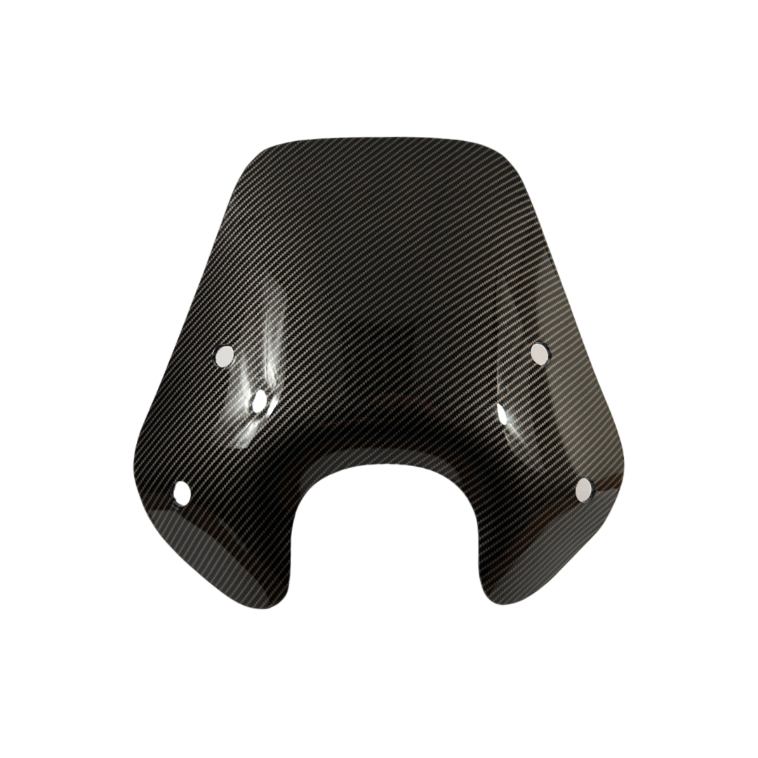 Laag Windscherm Carbon Look Piaggio Zip