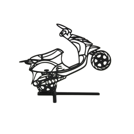 3D Silhouette Piaggio Zip 2 stroke