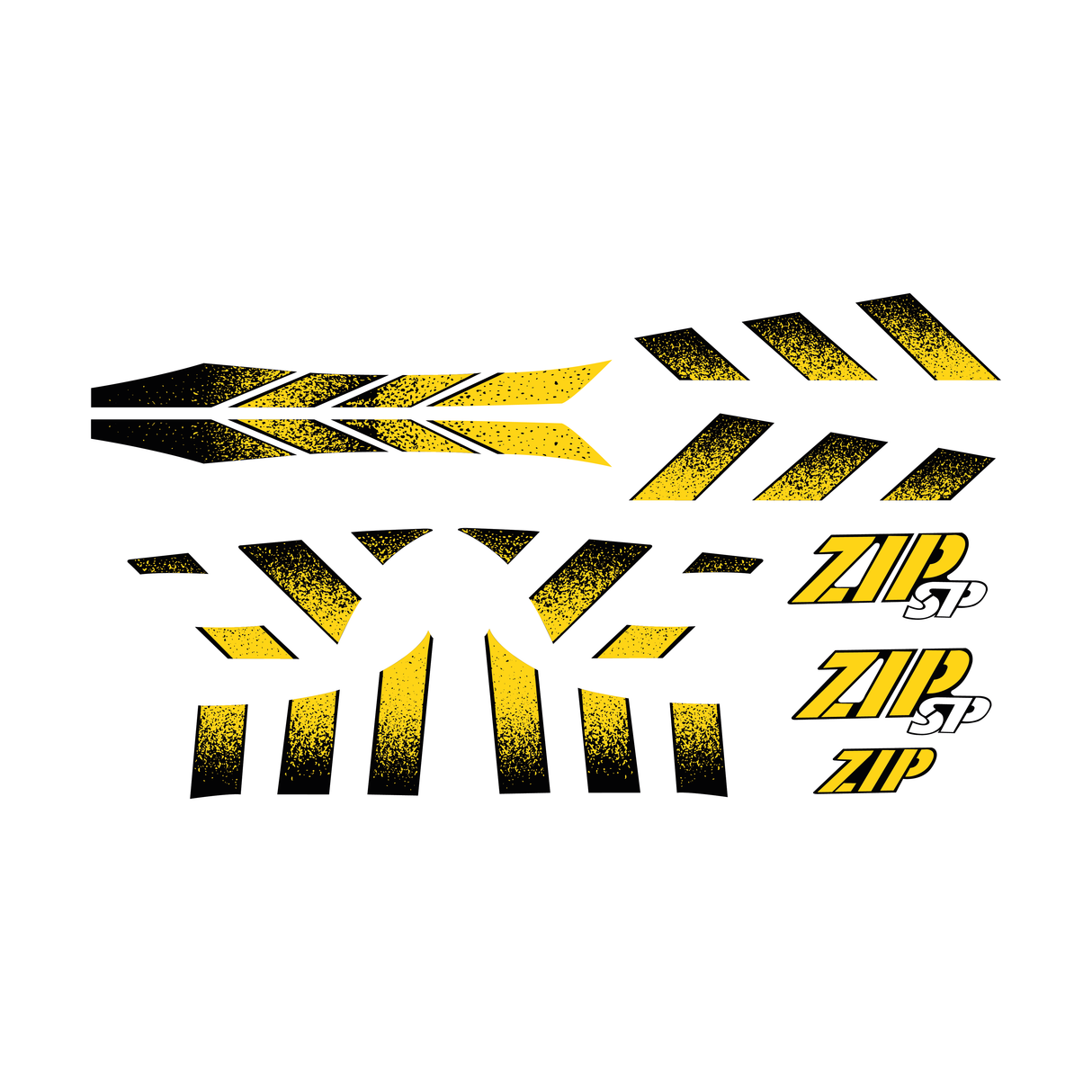 Stickerset Piaggio Zip SP H2O Origineel Model