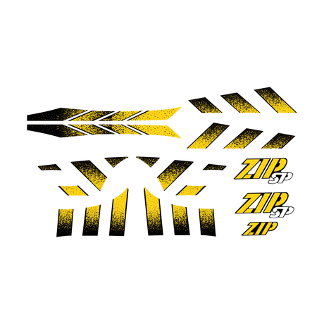 Stickerset Piaggio Zip SP H2O Origineel Model