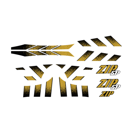 Stickerset Piaggio Zip SP H2O Origineel Model