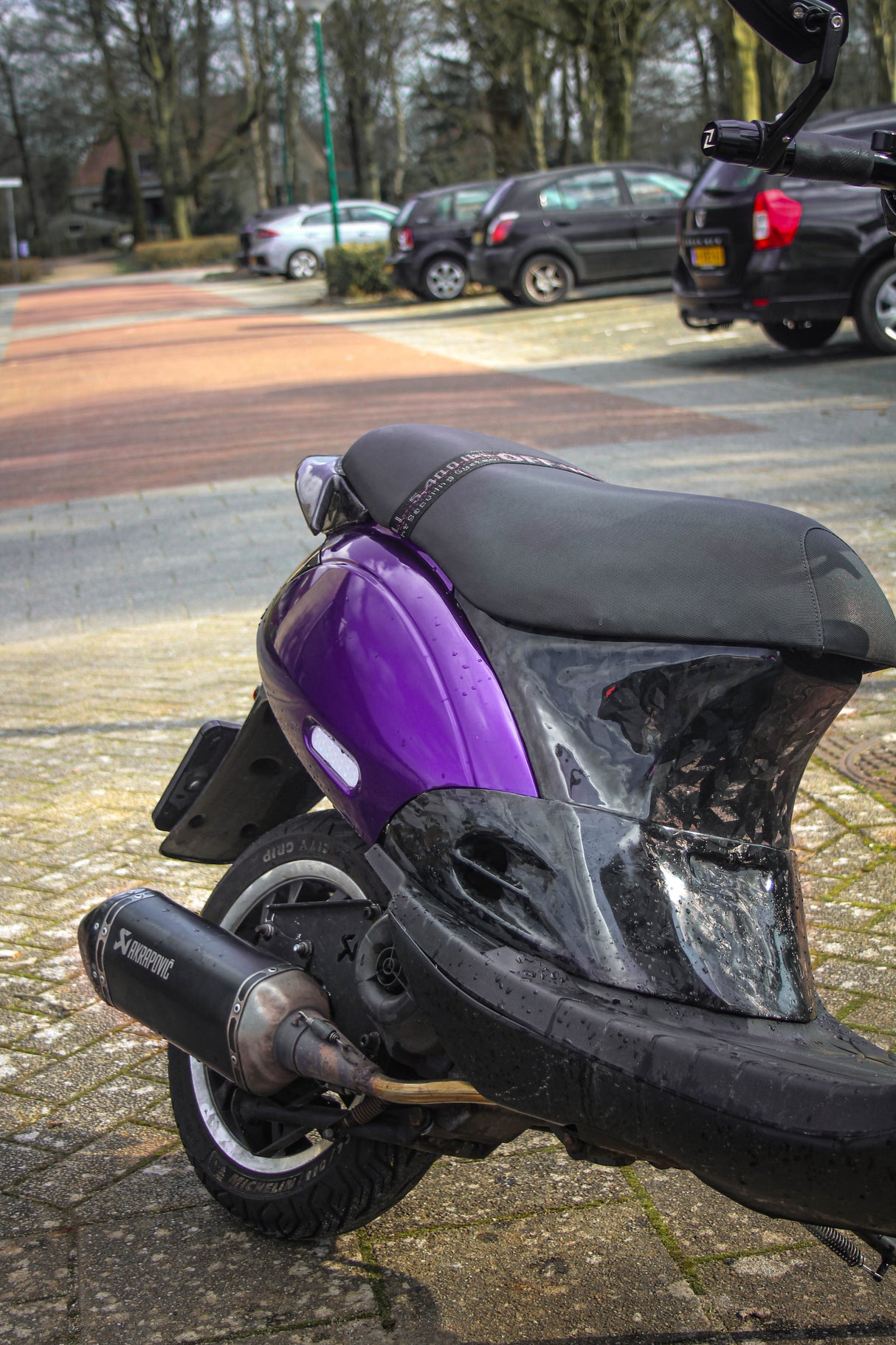 Motorscherm Piaggio Zip Forged Carbon