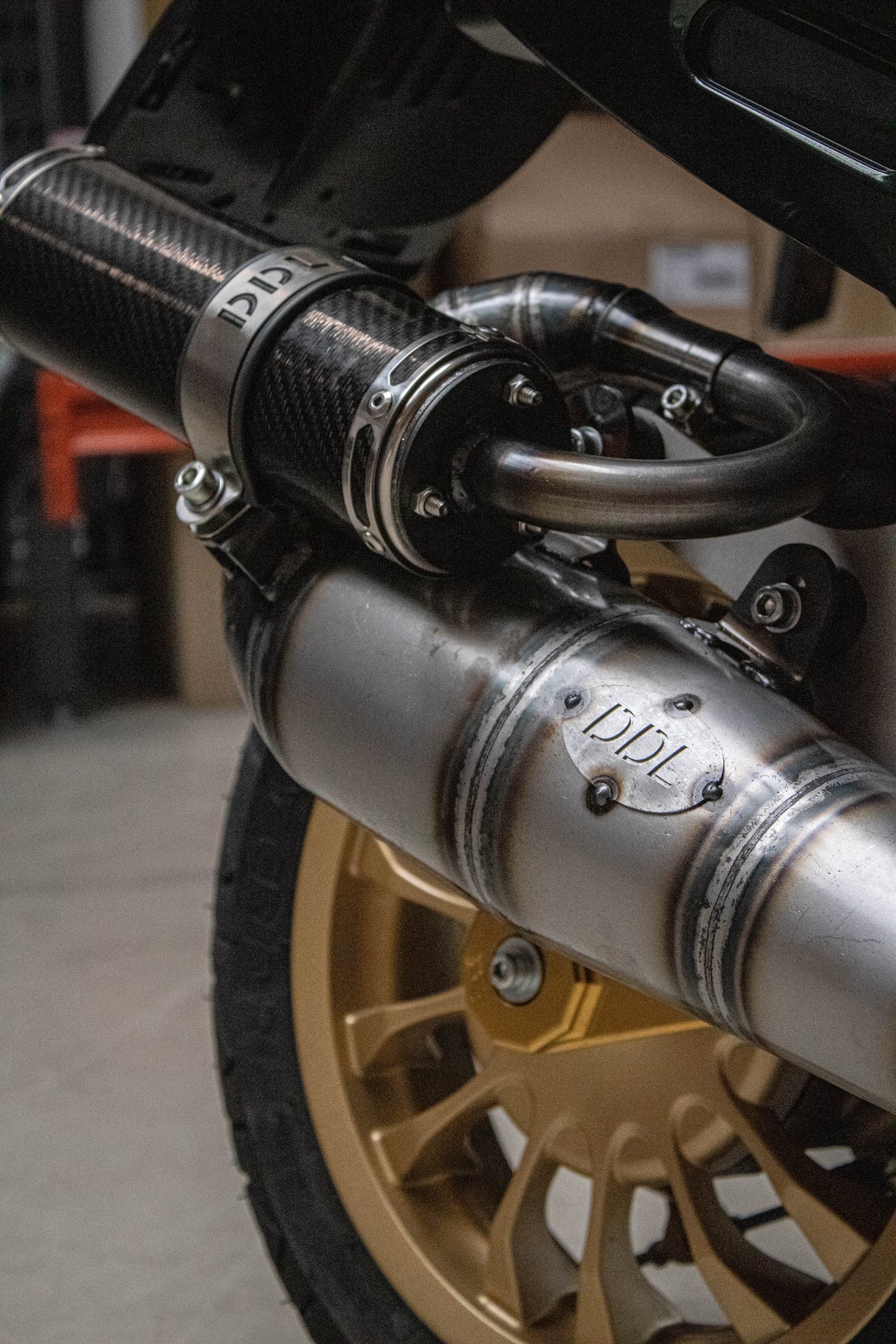 Ddl 360 Uitlaat 52Mm Slag Piaggio / Gilera 125-180Cc 2 Takt Uitlaat 2T