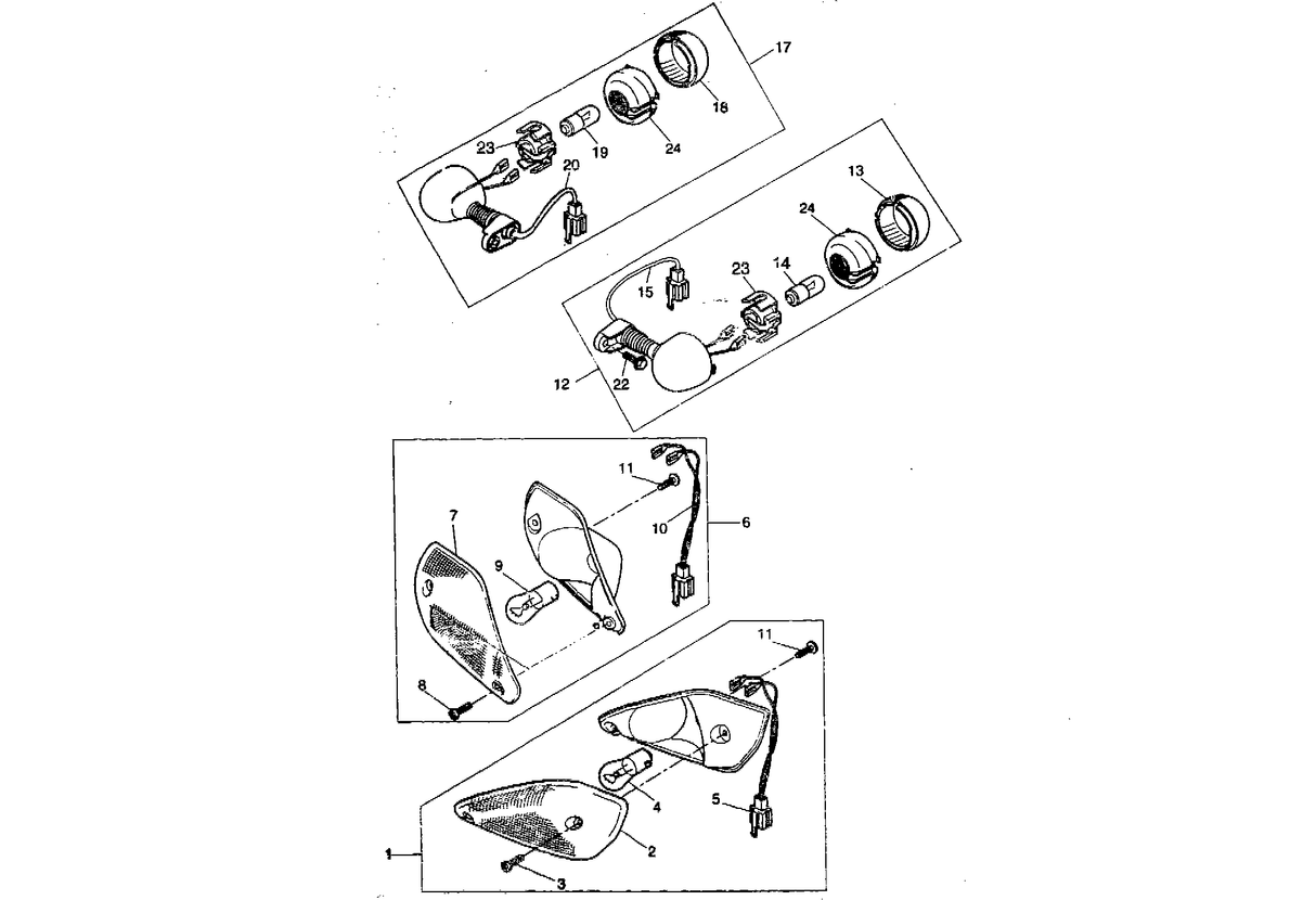 Yamaha Aerox 50 R 1998-2012 - Knipperlicht