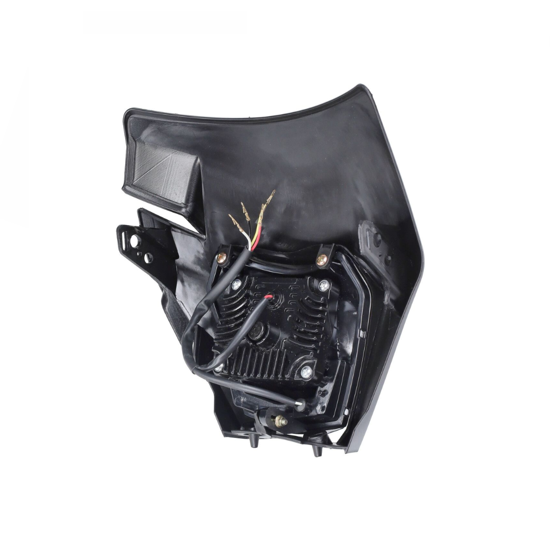 Koplampspoiler Incl LED Verlichting KTM Model Derbi Senda / Rieju