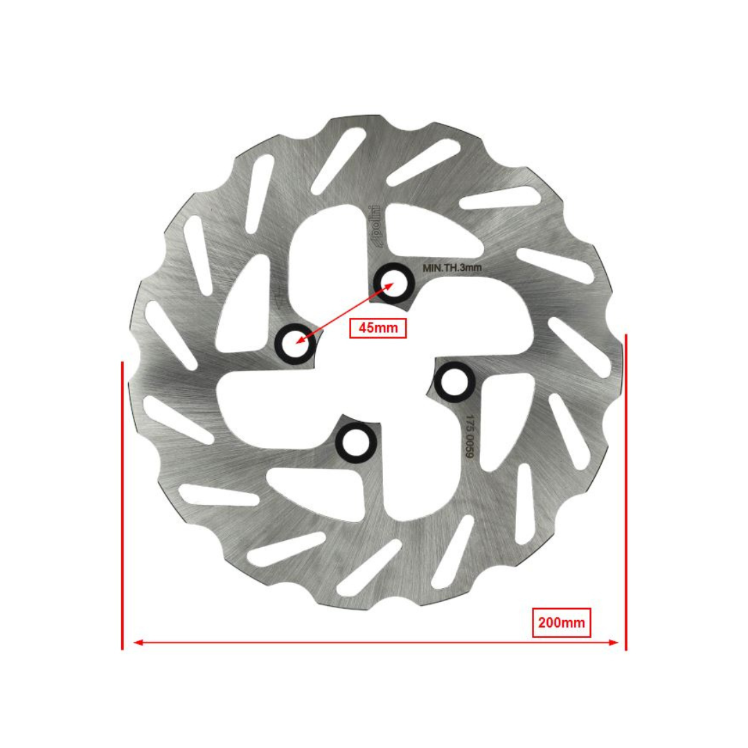 Polini Wave Remschijf 200MM MBK Booster 175.0059