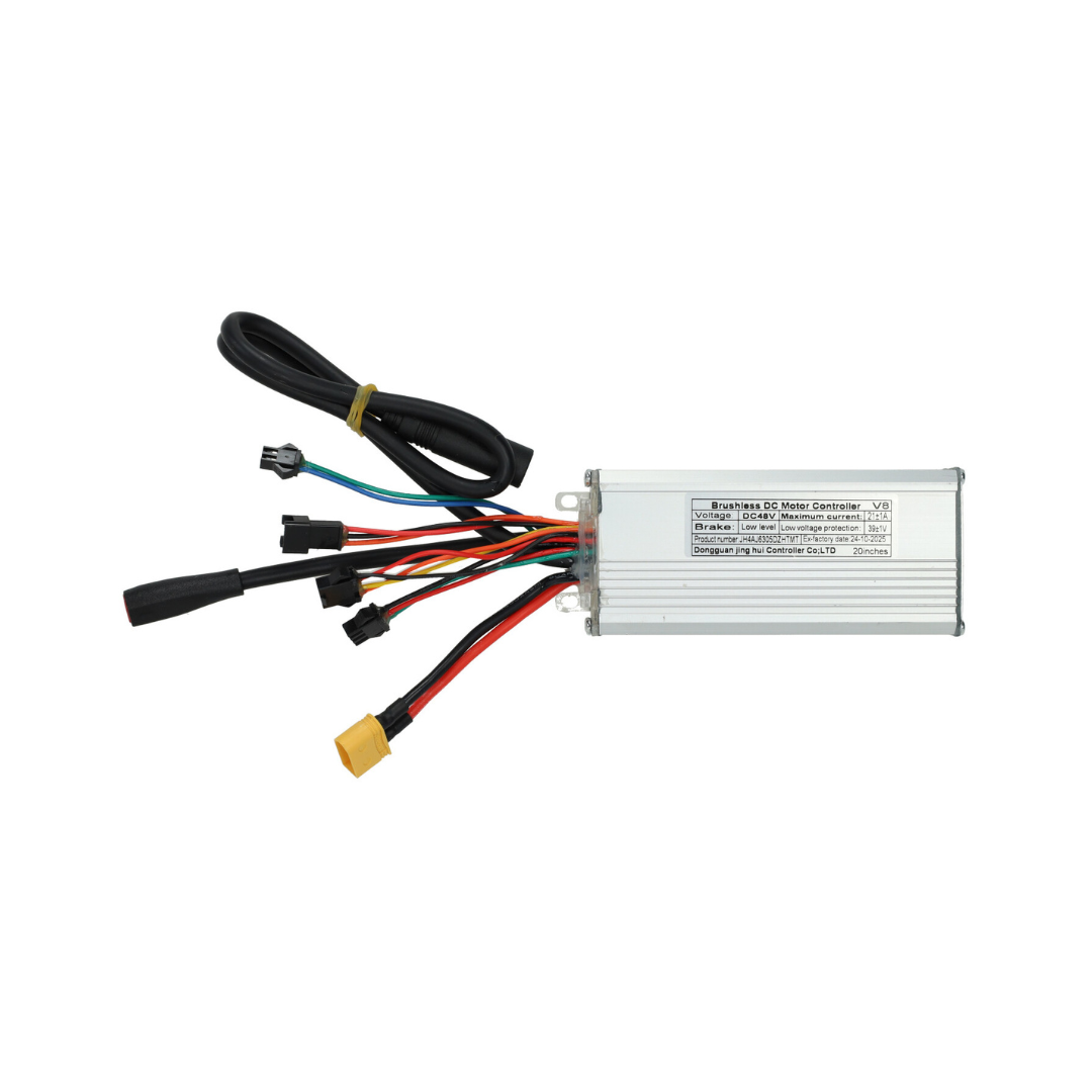 Controller Unit 48V 21A V3.0 500W Motor Zwarte EU Stekker V8 Fatbike
