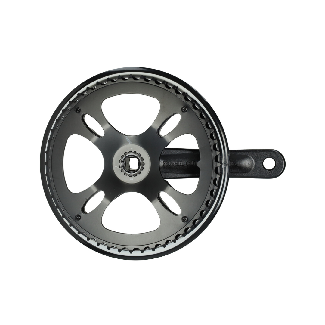 Kurbel-Innenlager-Set L+R + Ritzel 48T Schwarz V20 Pro Fatbike