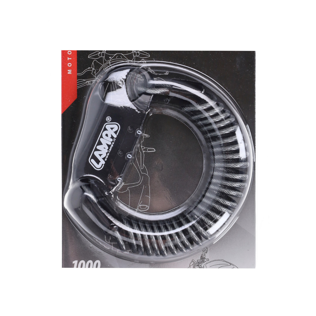 Zahlenschloss Lampa + Kabel 3MM 150CM Schwarz Fatbike