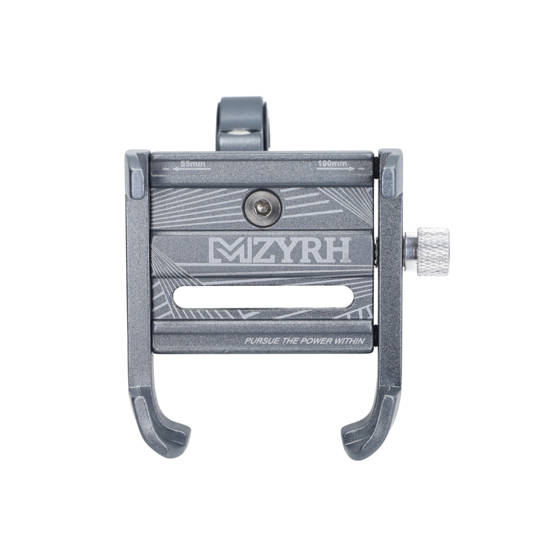 Telefoonhouder Verstelbaar Aluminium Grijs Scooter/Fatbike