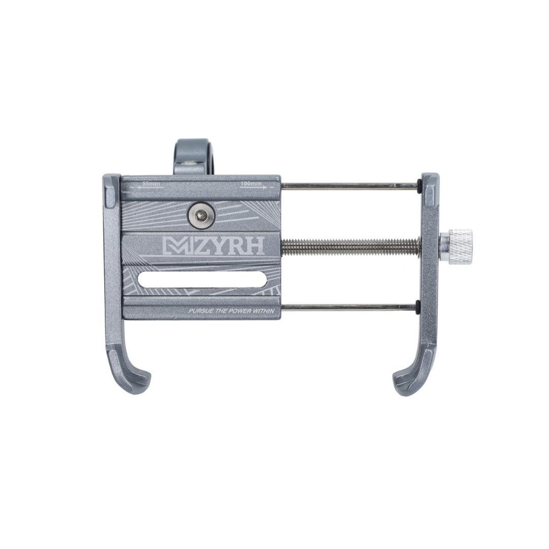 Telefoonhouder Verstelbaar Aluminium Grijs Scooter/Fatbike