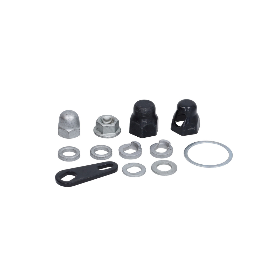 Achterwiel Zwart + Motor 48V 500W Zwarte Stekker V8 Fatbike