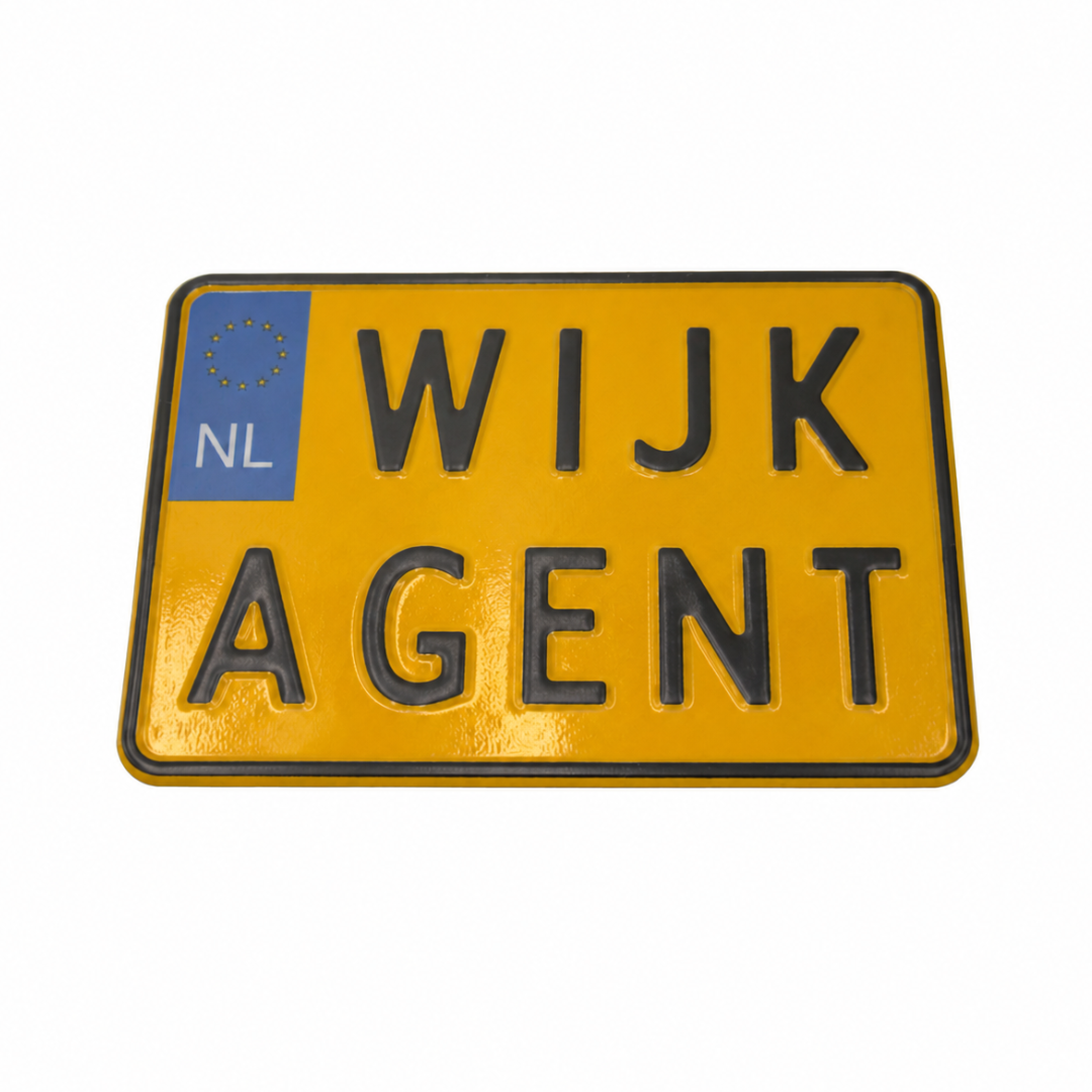 Nederlandse Motorplaat Wijk Agent