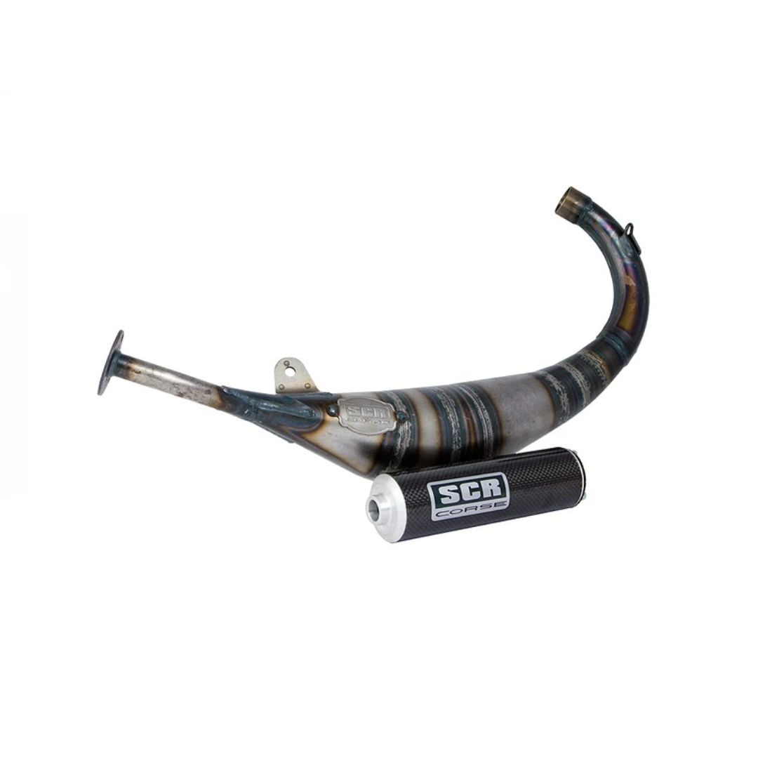 SCR Corse Uitlaat 70cc Racing Line Carbon Onderlangs Derbi Senda 2 Takt