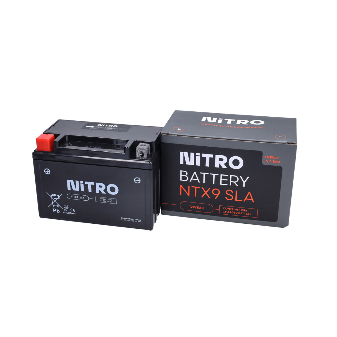 Battery Nitro YTX9-BS 12V 8AH Gel (Maintenance-free) Piaggio Zip