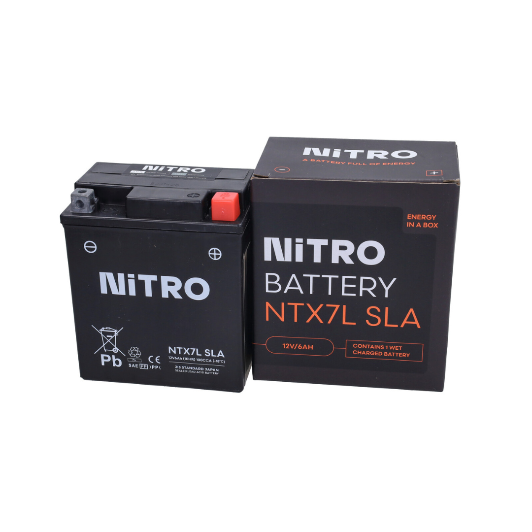Nitro-Batterie NTX7L-BS Gel Piaggio Zip / Vespa IGET