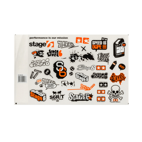 Stickerset Stage6 A4 Oranje