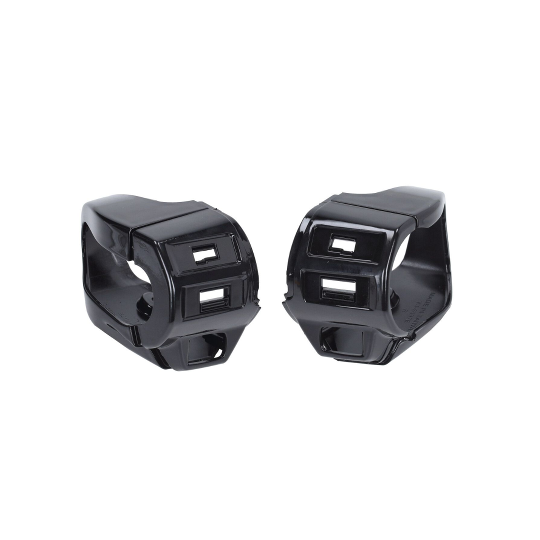 Lenkschalter Set 4-teiliger Glanz schwarzer Vespa Sprint / Primavera 4 Strich 2024