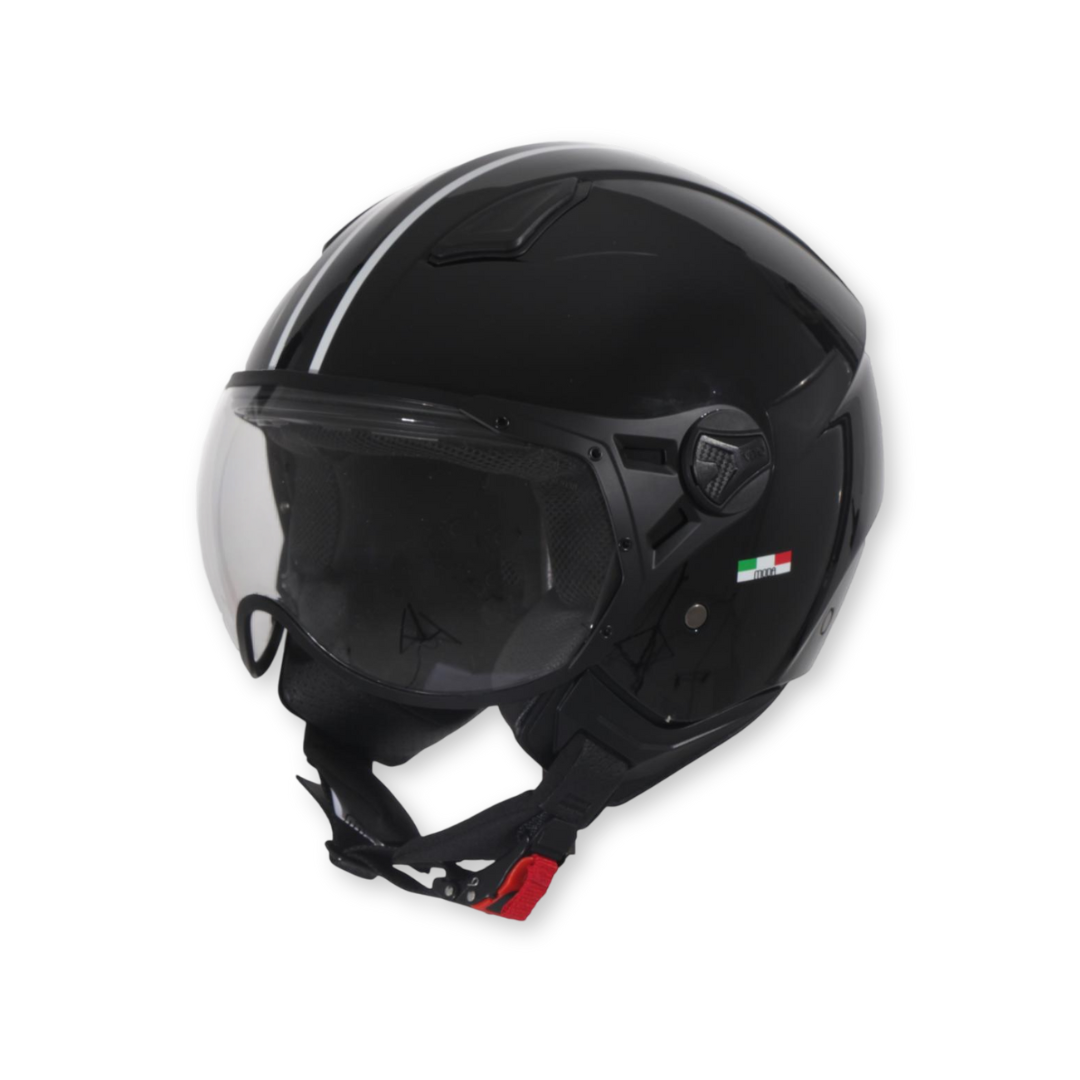 Casque vito moda shine noir + doublure noire