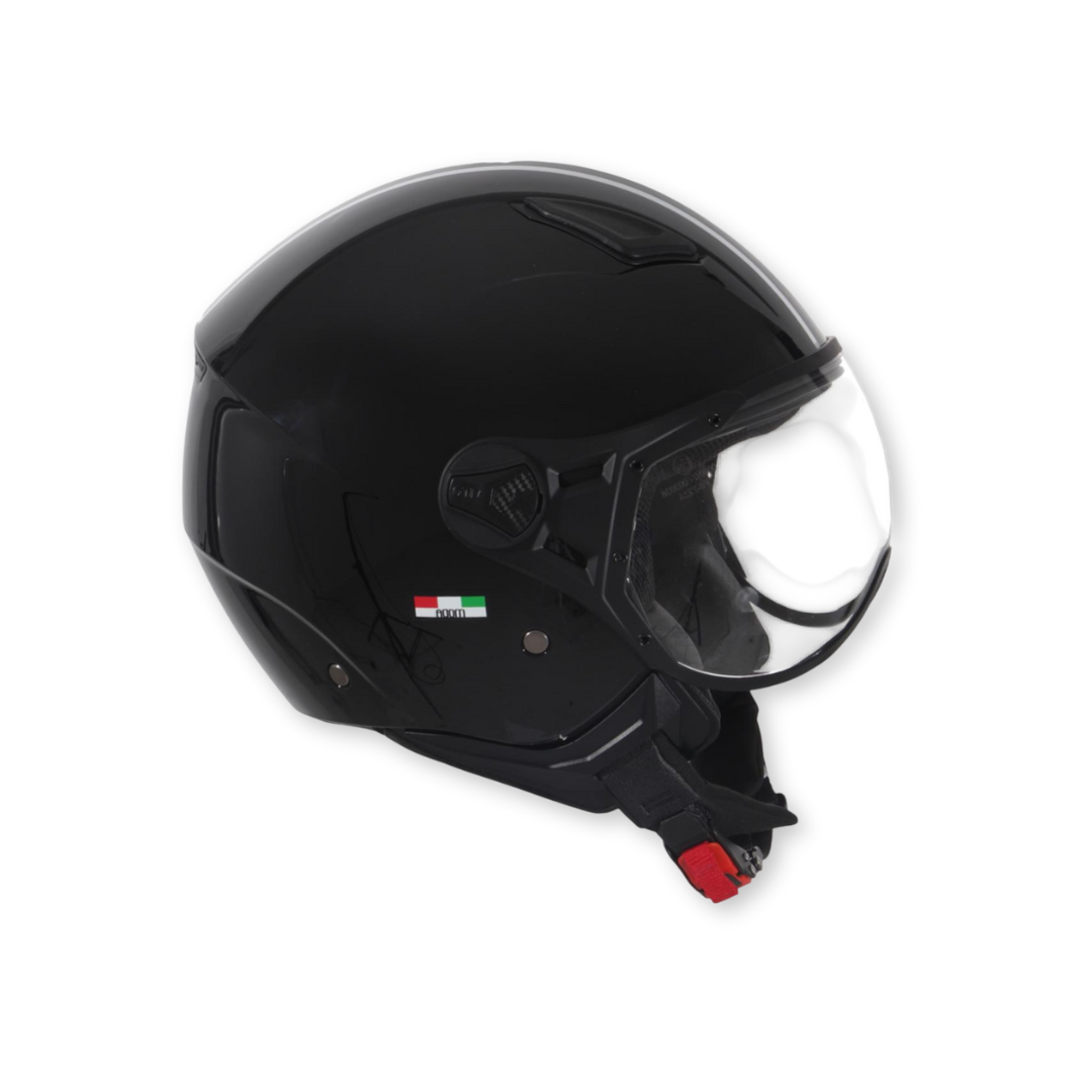 Casque vito moda shine noir + doublure noire