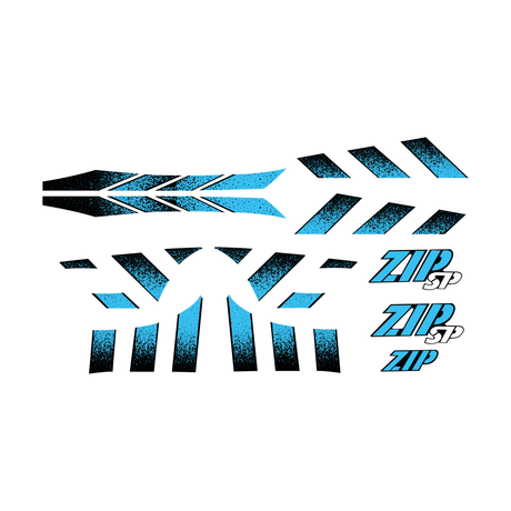 Stickerset Piaggio Zip SP H2O Origineel Model