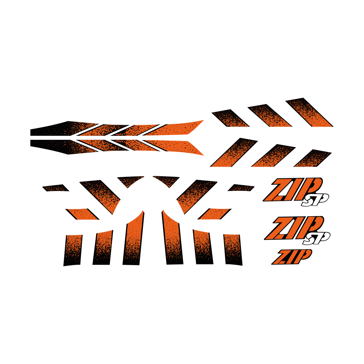 Stickerset Piaggio Zip SP H2O Origineel Model